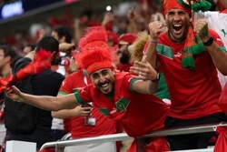 VIDEO: Morocco fans chanting "Palestine" after victory