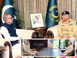 پاکستانی صدر اور وزیراعظم سے آرمی چیف کی الوداعی ملاقاتیں