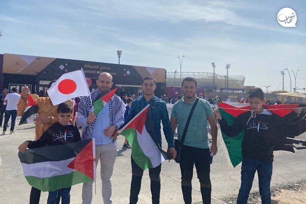 حضور پر رنگ فلسطین در جام جهانی ۲۰۲۲ به روایت تصاویر