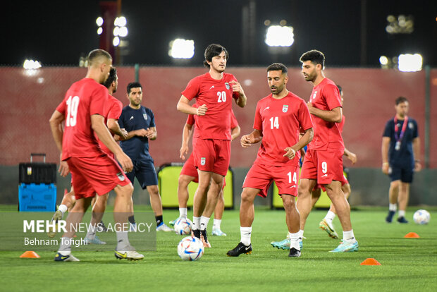 Team Melli preparing for fateful match against US