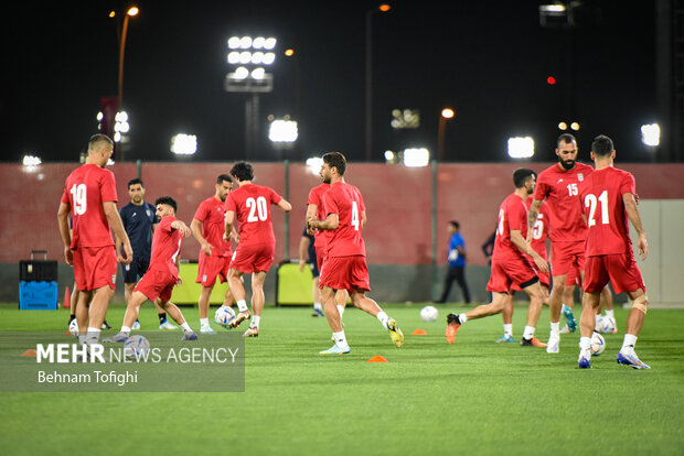 Team Melli preparing for fateful match against US