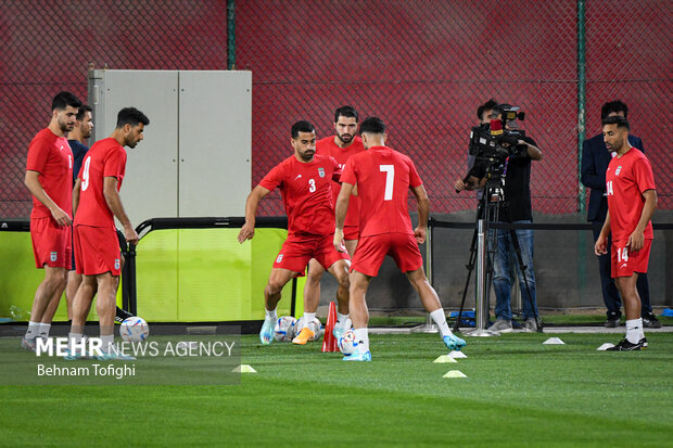 Team Melli preparing for fateful match against US