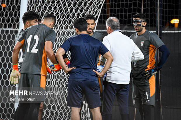 Team Melli preparing for fateful match against US