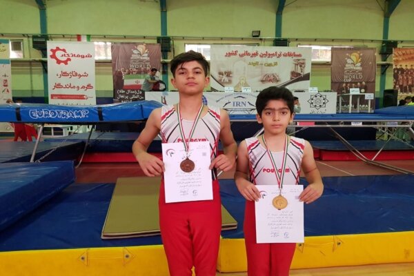 کسب ۲ مدال طلا و برنز ژیمناستیک کاران کردستانی در رقابت های کشوری