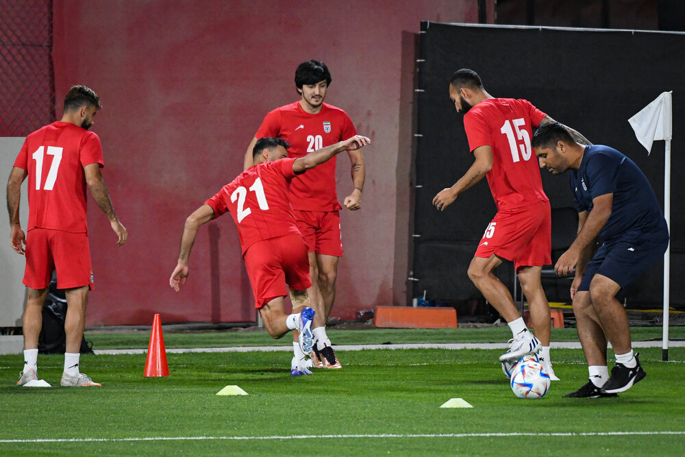 Training session of Team Melli before Tue. match
