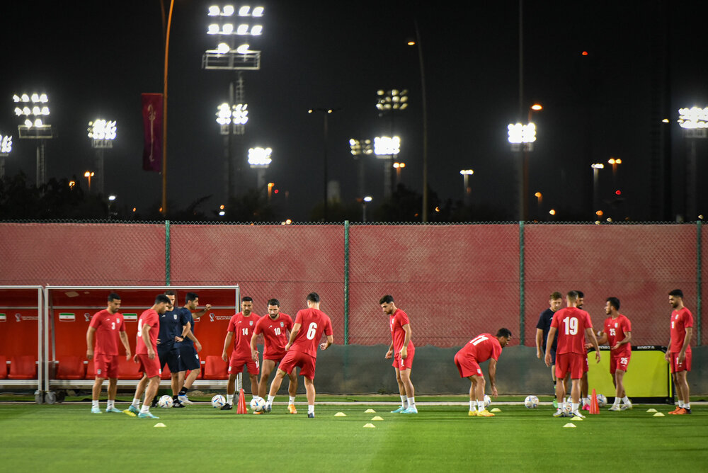 Training session of Team Melli before Tue. match
