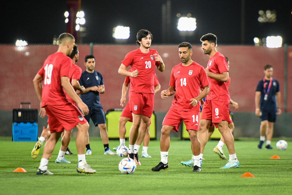 Training session of Team Melli before Tue. match
