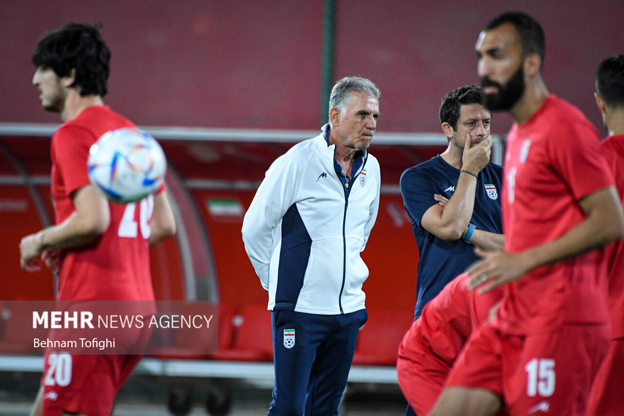 Training session of Team Melli before Tue. match
