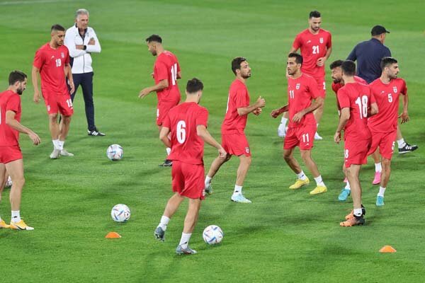 Training session of Team Melli before Tue. match
