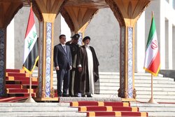 پێشوازی فەرمی ئیبراهیم ڕەئیسی لە سەرۆک وەزیرانی عێراق