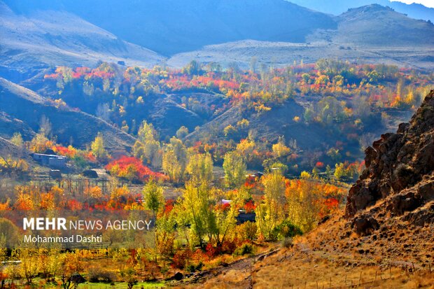Astonishing autumn scenery in W Iran
