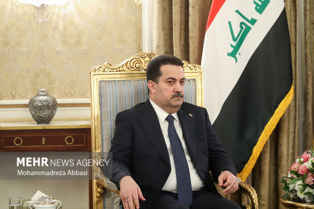  محمد شیاع السودانی نخست وزیر عراق با حجت الاسلام سید ابراهیم رئیسی ، رئیس جمهور دیدار و گفتگو کرد