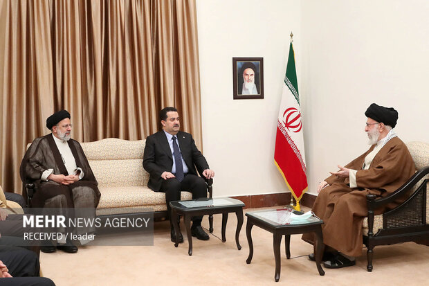 عراقی وزیراعظم کی رہبر معظم انقلاب اسلامی سے ملاقات
