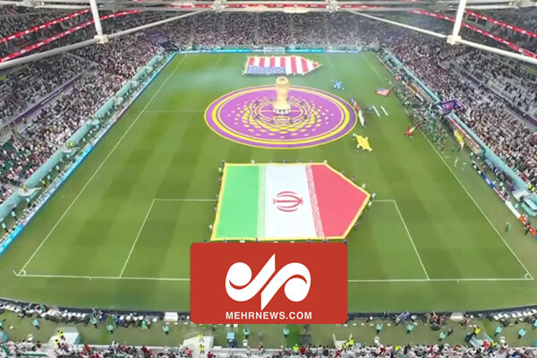 پخش سرود جمهوری اسلامی ایران در ورزشگاه الثمامه