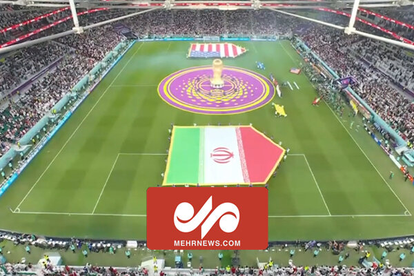 پخش سرود جمهوری اسلامی ایران در ورزشگاه الثمامه پخش سرود جمهوری اسلامی ایران در ورزشگاه الثمامه