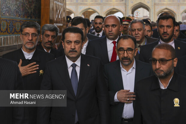 Iraqi premier's visit to Imam Reza holy shrine
