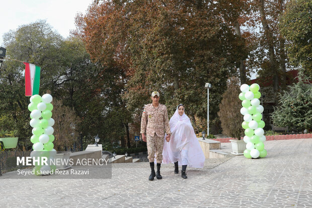 ملک بھر سے تعلق رکھنے والے لازمی فوجی سروس کے 254 سپاہیوں کی شادی کی تقریب
