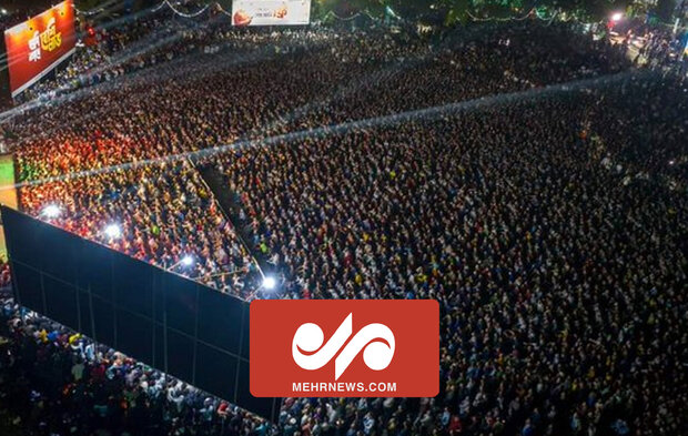 جشن صعود هواداران پرشور آرژانتینی در بازار «واقف» دوحه