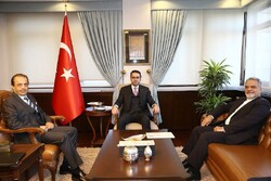 Iranian Ambassador to Turkey Mohammad Farazmand met Friday with Turkish Deputy Foreign Minister Yasin Ekrem