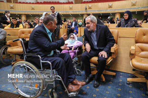  یوسف نوری وزیر آموزش و پرورش در مراسم گرامیداشت روز جهانی افراد دارای معلولیت حضور دارد