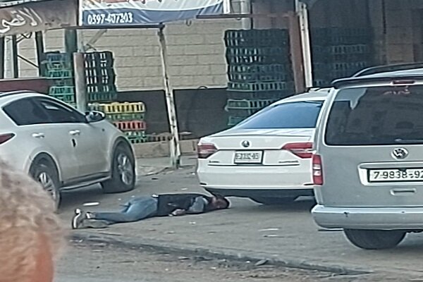 شهادت جوان فلسطینی به ضرب گلوله یک نظامی صهیونیست در نابلس+ ویدئو