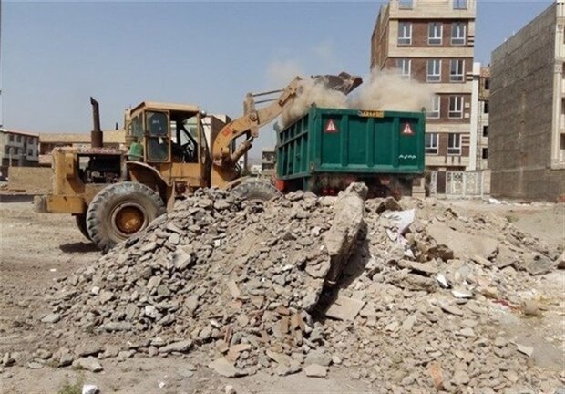  ۴۶۰۰ سرویس کامیون نخاله از  گرگان به توسکستان منتقل شد