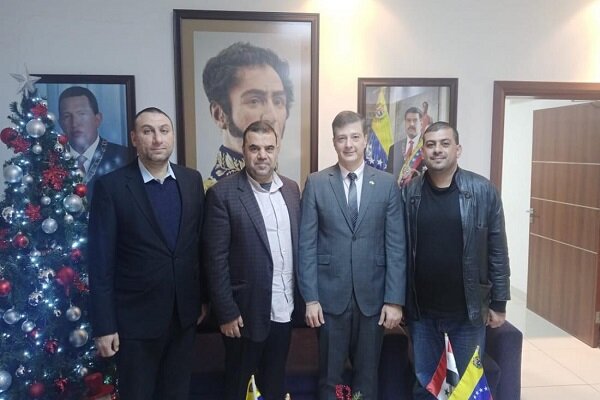  وفد من حركة الجهاد الاسلامي يلتقي السفير الفنزويلي في دمشق