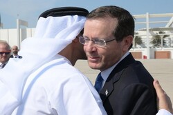 Israeli regime's head Isaac Herzog visits UAE