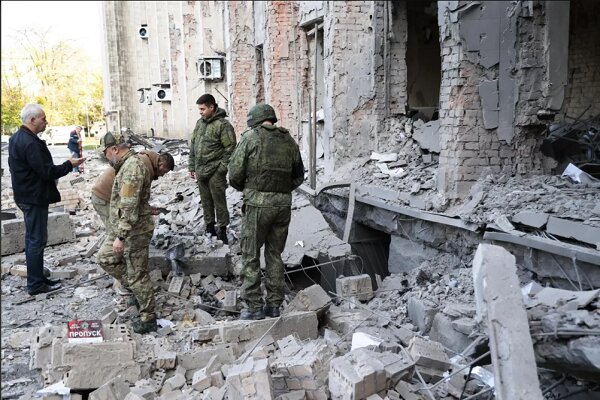 حمله موشکی ارتش اوکراین به مناطقی از دونتسک+ فیلم