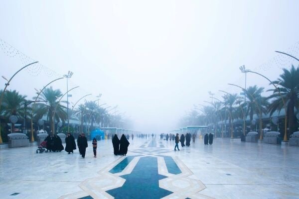 VIDEO: Amazing moments of heavy fog at Imam Hussein shrine