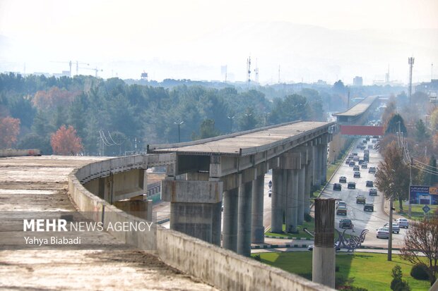 عملیات اجرایی پروژه قطار شهری کرمانشاه