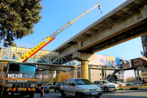 عملیات اجرایی پروژه قطار شهری کرمانشاه