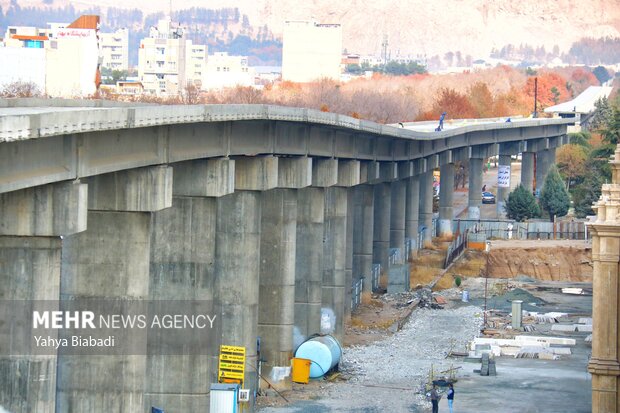 عملیات اجرایی پروژه قطار شهری کرمانشاه