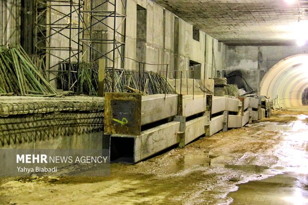 عملیات اجرایی پروژه قطار شهری کرمانشاه