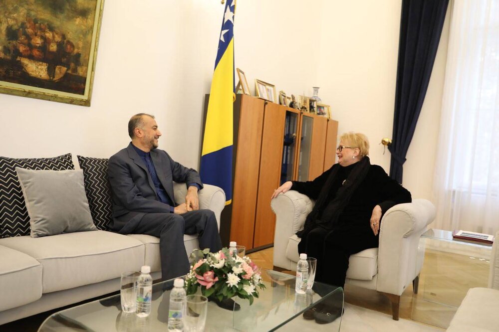 امیرعبداللهیان با وزیر خارجه فدراسیون بوسنی و هرزگوین دیدار کرد