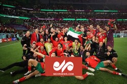 VIDEO: Morocco celebrates win over Spain with Palestine flag