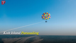 Kish Island parasailing