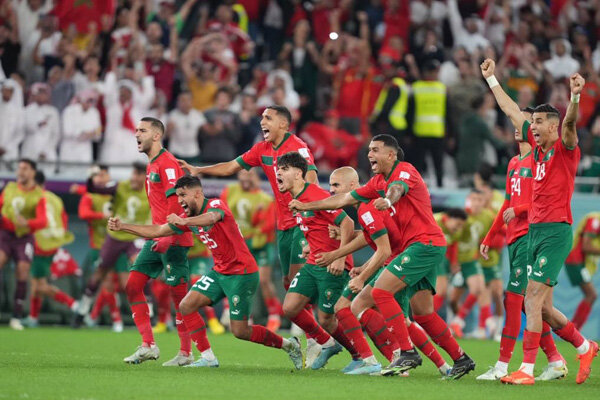 İran, yarı finale çıkan Fas'ı kutladı  İran, yarı finale çıkan Fas'ı kutladı