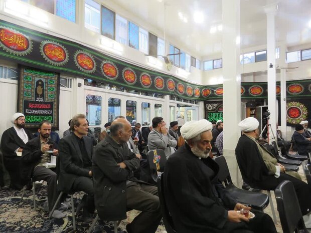 مراسم عزاداری ایام فاطمیه در حسینیه دفتر آیتالله فاضل لنکرانی