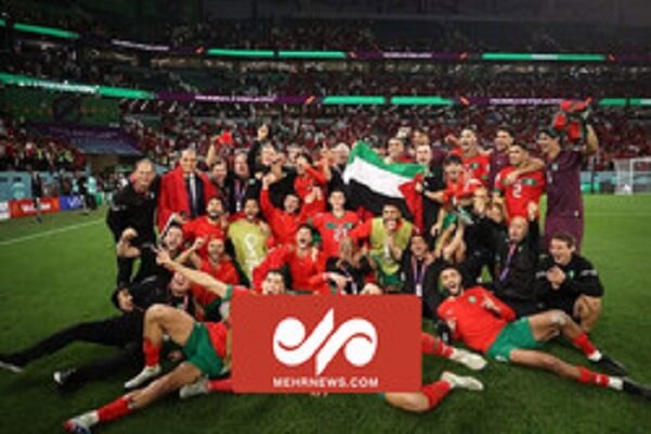 VIDEO: Morocco celebrates win over Spain with Palestine flag 