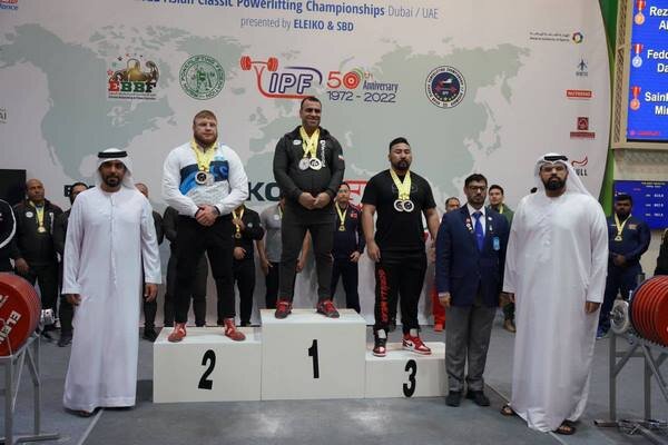 Iran athlete ranks 1st at Asian Classic Powerlifting Champs
