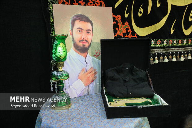 40th day of martyrdom ceremony of Arman Aliverdi in Tehran
