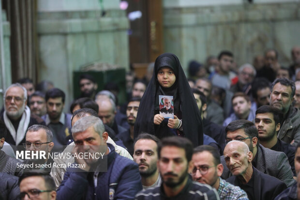 40th day of martyrdom ceremony of Arman Aliverdi in Tehran
