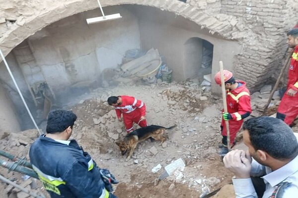 ریزش آوار خانه قدیمی در یزد ۲ مصدوم و یک فوتی بر جا گذاشت