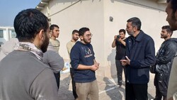 فرماندار قم از فعالیت دانشجویان جهادی منطقه قمرود بازدید کرد