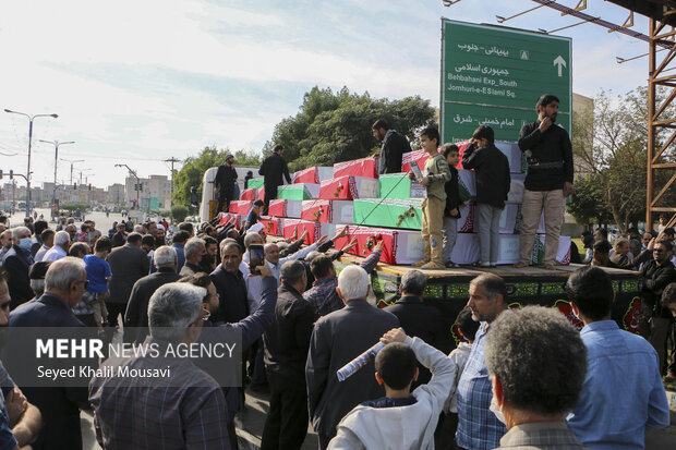 شهدایی که تا پای جان برای ایران ایستادند/مردم اهواز قدرشناس شهدا