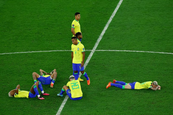 برزیل حذف شد/ جان سخت‌های «کرواسی» به مرحله نیمه نهایی رسیدند
