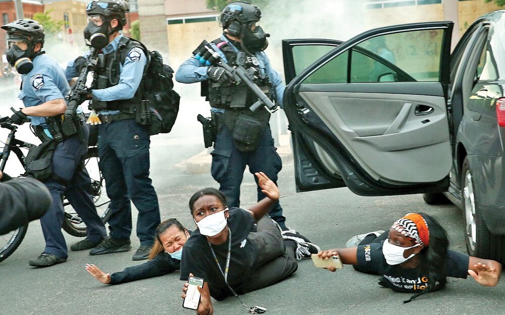 U.S police against minorities