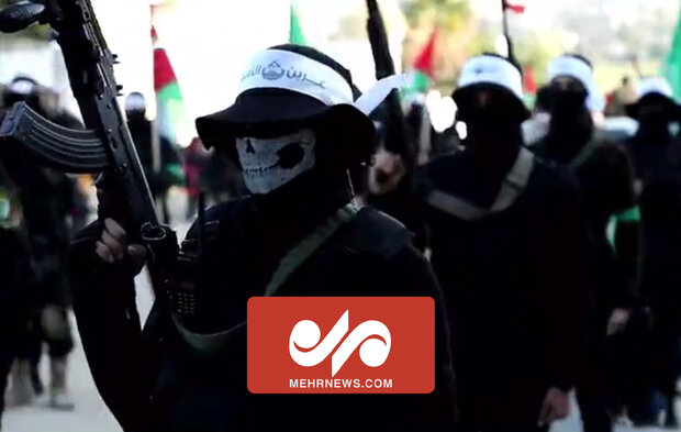 حضور نیروهای «عرین الاسود» در خیابان‌های غزه