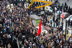 پیکرهای ۱۴ شهید گمنام در مازندران تشییع می شود